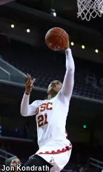 Alexyz Vaioletama pumped in 24 points for the Trojans tonight vs. #11 OSU.