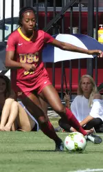 Sydney Johnson tallied her team-leading fifth goal of the year in the win.