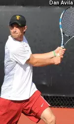 Nick Crystal nabbed a solid upset win today to open the ITA All-American main draw.