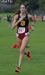 Katerina Berdousi set her 6K PR of 21:15.7 at the 2014 NCAA West Regional.
