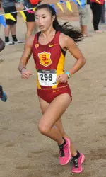 Senior Jenna Tong ran in her third consecutive NCAA West Regional cross country race