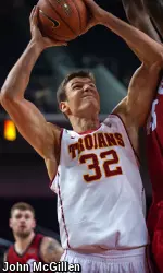 Junior forward Nikola Jovanovic was too tough to handle in the paint for SIUE on Monday. Jovanovic scored a season-high 21 points and matched a career high with 16 rebounds.