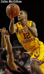 Sophomore co-captain Julian Jacobs has stepped up his game in conference play, averaging 10.0 points and 4.3 rebounds per game. He also leads the team with 43 assists in the team's 14 Pac-12 games.
