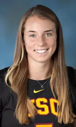 USC junior midfielder Amanda Johansen scored four goals against Boston College.