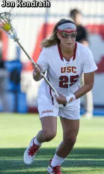 USC junior attacker Caroline de Lyra ranks second in the MPSF for points.
