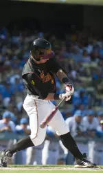 Bobby Stahel extended his hitting streak to 20 games.