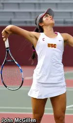 Zoë Scandalis is on to the quarterfinals after a strong day of singles in Ojai.