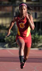 Freshman Deanna Hill currently leads the nation in the 200m (22.88) and is 10th in the 100m (11.44).