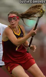 Junior midfielder Amanda Johansen scored two goals and had an assist in USC's second-round game against Duke.