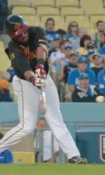 Timmy Robinson launched his third home run of the year.