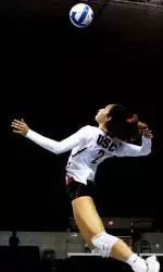 USC senior OH Samantha Bricio served eight aces against the Aggies to tie a USC single-match record.