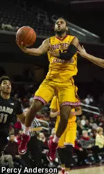 After missing the last two games due to injury, Julian Jacobs returned to action in USC's Pac-12 opener at WSU with 12 points, 4 assists, 3 steals and 2 monsterous dunks.