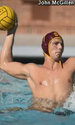 Sophomore Mihajlo Milicevic shines in the pool and in the classroom for the Trojans.