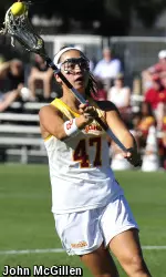 Junior defender Nina Kelty