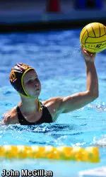 Stephania Haralabidis rang up seven goals to power up the Trojans against UC Irvine.