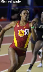 Jaide Stepter will run in the open 400m and on USC's 4x400m relay.