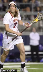USC senior midfielder Amanda Johansen is a four-time All-MPSF First-Team selection.