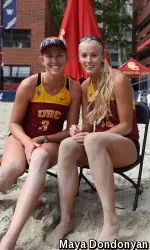 USC beach juniors Kelly Claes and Sara Hughes repeat as AVCA All-Americans.