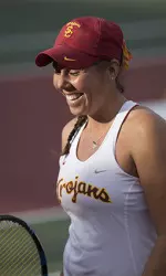 ITA/Arthur Ashe Leadership and Sportsmanship Award winner Giuliana Olmos has made her mark on and off the court at USC.