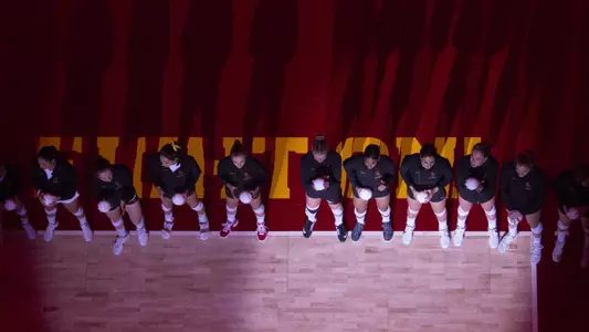 Team introductions aerial