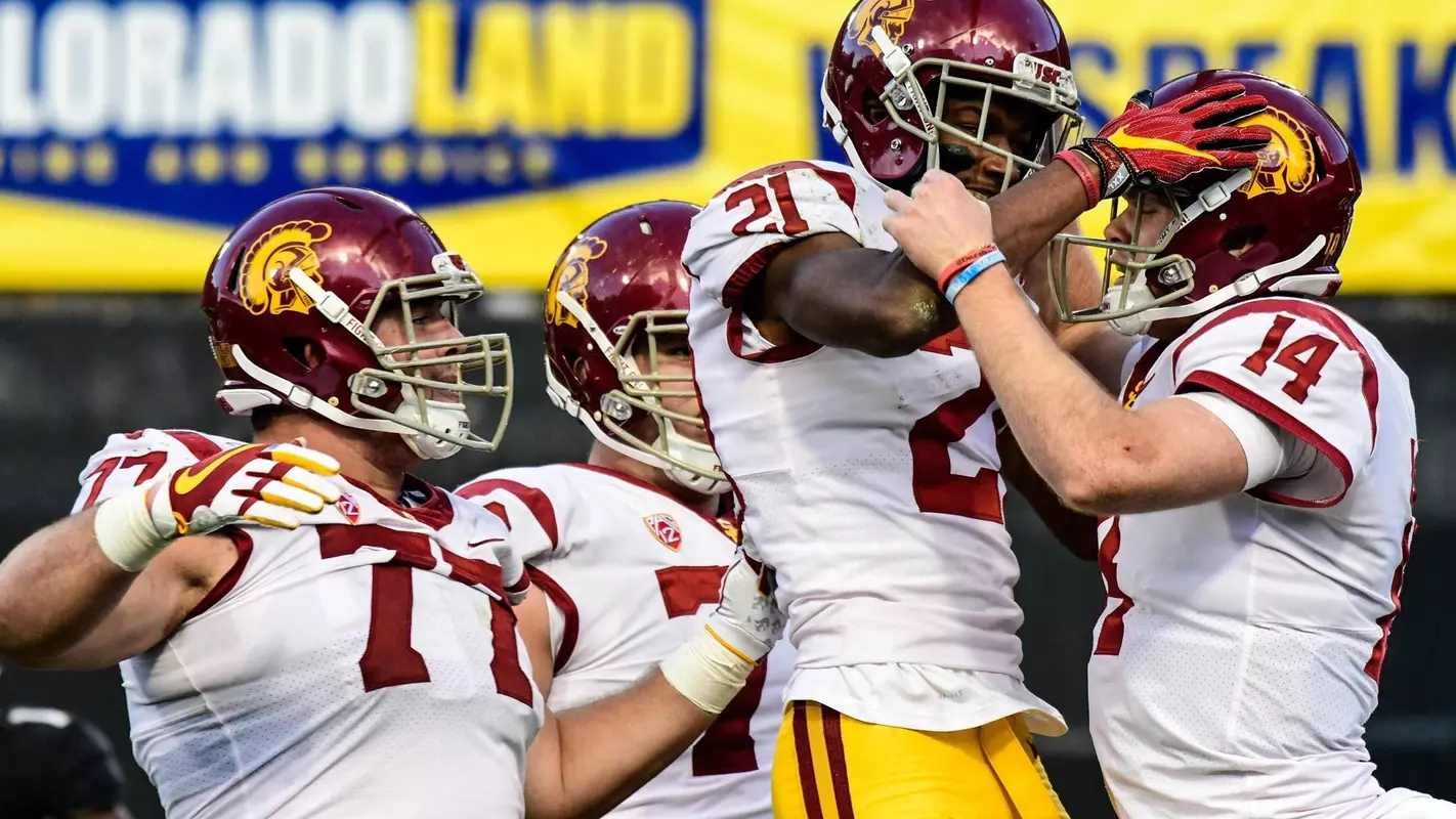 USC celebrates at Colorado