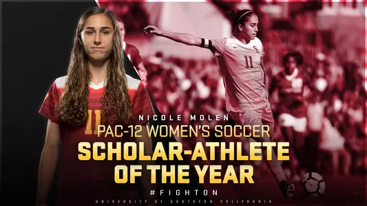 nicole molen pac-12 scholar-athlete of the year