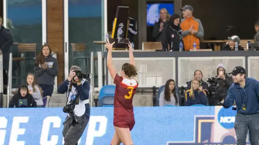 Morgan Andrews with trophy 2016