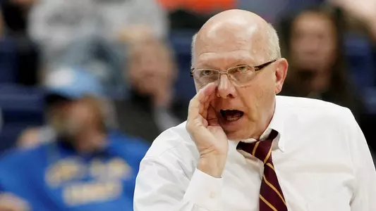 USC head coach Mick Haley yells to his players during an NCAA college semifinals volleyball match against Illinois, Thursday, Dec. 15, 2011, in San Antonio. Illinois won the match 3-2. (AP Photo/Darren Abate