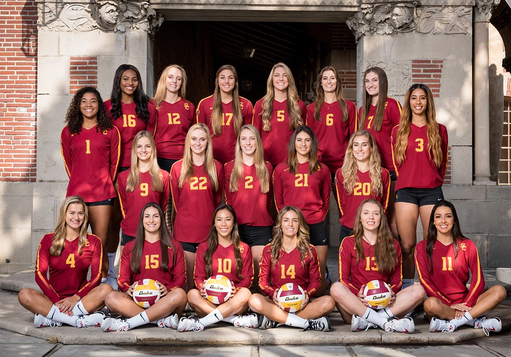 2017 USC Women's Volleyball Team Photo