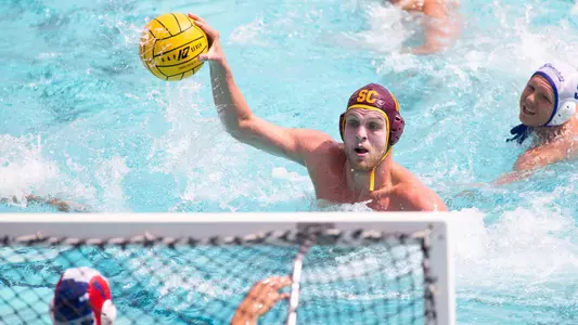 Matt Maier goes one-on-one with the UCSB goalie.