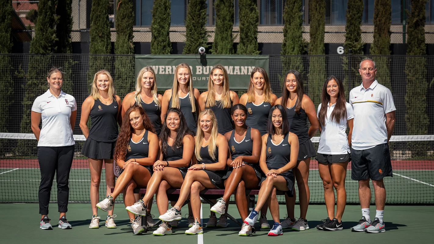 2018 USC Trojans Women's Tennis Team Photo