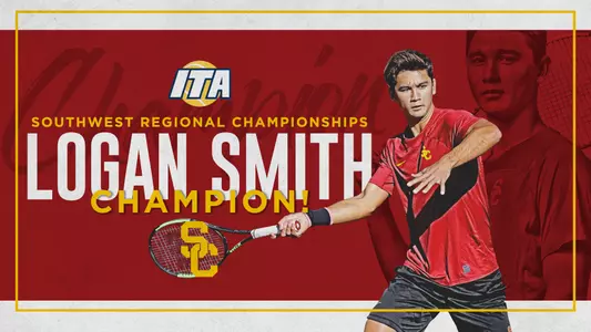 Logan Smith won the 2018 ITA Southwest Regional Singles Championship.