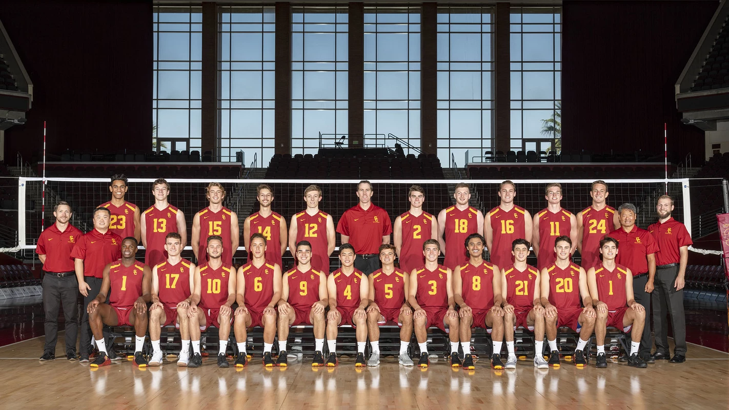 2018 USC Trojans Men's Volleyball Team Photo