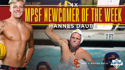 Hannes Daube wins a fourth MPSF Newcomer of the Week award