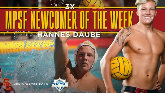 Hannes Daube is now a three-time MPSF Newcomer of the Week honoree.