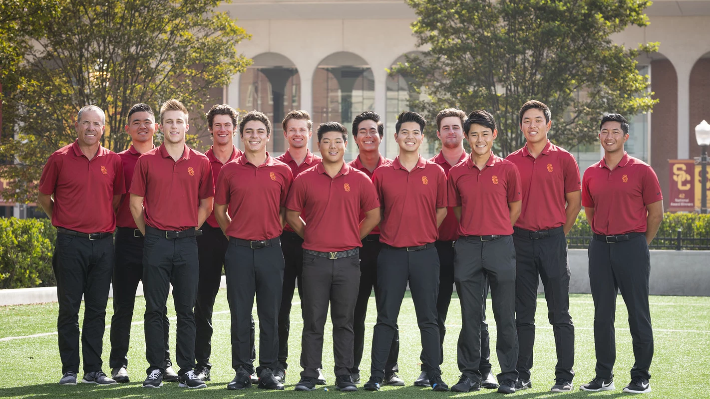 2018 USC Trojans Men's Golf Team Photo
