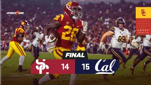 Cal beats USC, 15-14