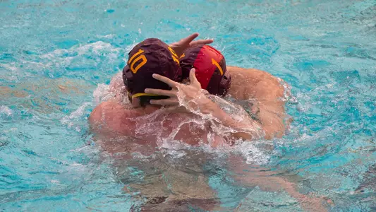 Nic Porter and Matt Maier celebrate a win over UCLA
