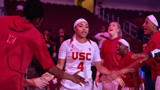 Mariya Moore gets fives in her first game starting for USC.