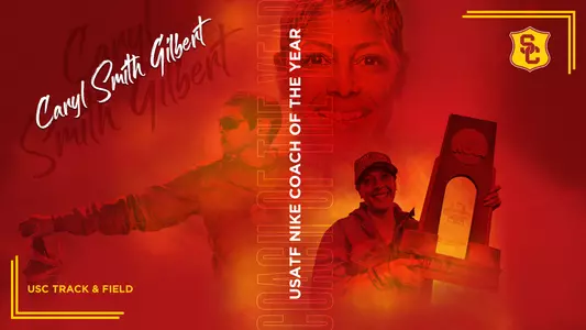 Caryl Smith Gilbert USATF Coach of the Year Graphic