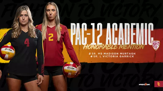 Pac-12 women's volleyball academic honorable mention