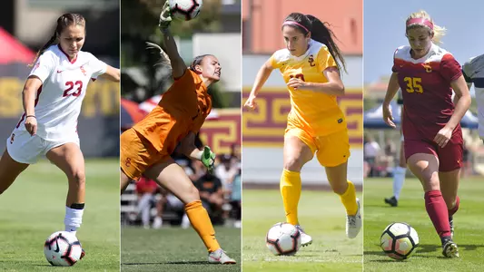 Ally Prisock, Kaylie Collins, Savannah DeMelo, Leah Pruitt