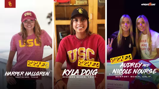 2019-20 USC Beach Volleyball NLI Signees