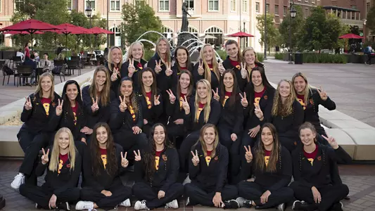 2018 usc women's water polo team