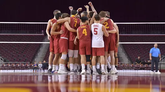 USC Men's Volleyball beats the visiting Princeton Tigers at Galen Center on January 2nd, 2018.