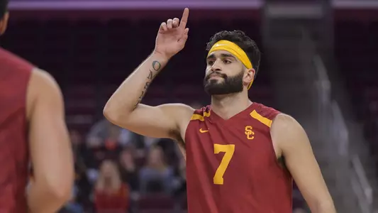 USC Men's Volleyball beats the visiting Princeton Tigers at Galen Center on January 2nd, 2018.