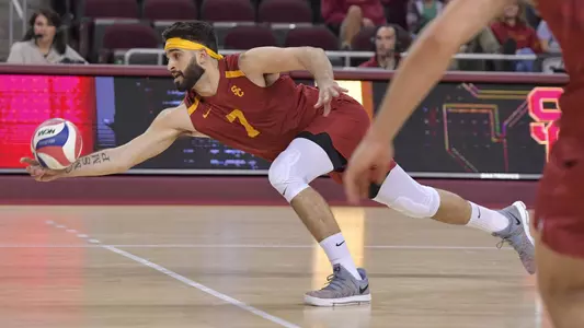 USC Men's Volleyball beats the visiting Princeton Tigers at Galen Center on January 2nd, 2018.