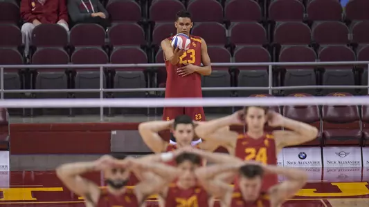 USC Men's Volleyball beats the visiting Princeton Tigers at Galen Center on January 2nd, 2018.