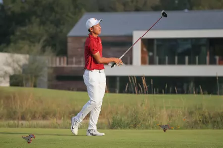 DALLAS, TX - SEPTEMBER 26:  USC Men's Golf during the Trinity Forest Invitational on September 26, 2017, at Trinity Forest Golf Club in Dallas, TX.  (Photo by George Walker/DFWsportsonline)