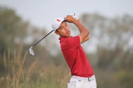 DALLAS, TX - SEPTEMBER 26:  USC Men's Golf during the Trinity Forest Invitational on September 26, 2017, at Trinity Forest Golf Club in Dallas, TX.  (Photo by George Walker/DFWsportsonline)